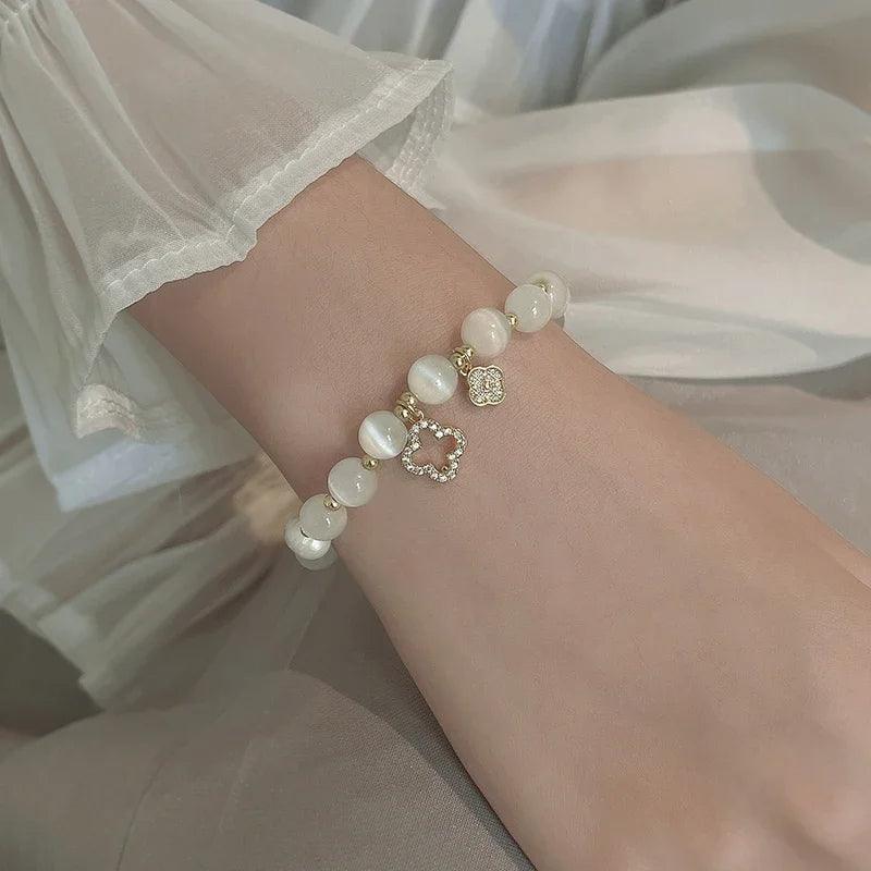 Exquisite Kirykle Natural Crystal Bracelet for Empowered Elegance - Olexen