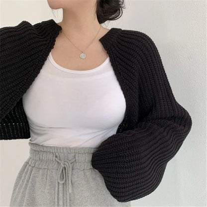 Trendy Kortstrikket Cardigan